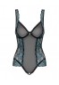 Amanta Body ouvert - Noir et Turquoise