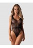 B115 amazing feminine teddy black