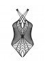 B118 crothless teddy - Noir