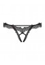 Liferia Thong crotchless - Black