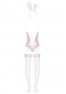 Bunny suit 4 pcs costume pink