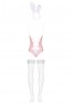 Bunny suit 4 pcs costume pink