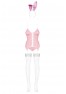 Bunny suit 4 pcs costume pink