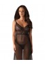 Estiqua long chemise black