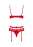 Heartina Ensemble 3 pcs - Rouge