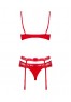 Heartina Ensemble 3 pcs - Rouge