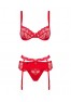 Heartina Ensemble 3 pcs - Rouge