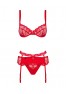 Heartina Ensemble 3 pcs - Rouge