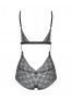 Shibu crotchless teddy - Black