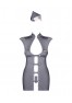 Stewardess 3 pcs Costume - Grey