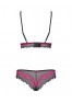 Tulia Ensemble 2 pcs - Noir et Fuchsia