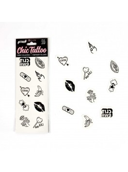 Candy collection - Tatouages temporaires pack de 10