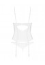 Alissium corset et string - Blancs