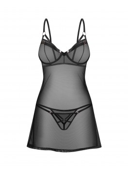 Euridia Nuisette et string - Noirs
