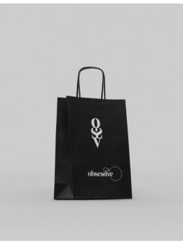 Obsessive small paper shopping bag