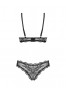 Perisia 2 pieces lingerie set - Black