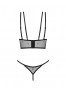 Anniverse special top et string - Noir