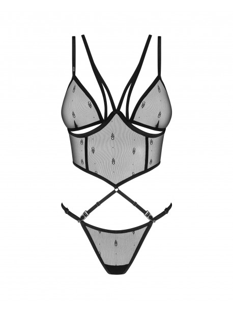 Anniverse special top et string - Noir