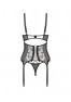 Vila blanes corset et string - Noirs