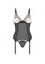 Vila blanes corset et string - Noirs