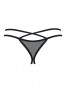 Vila blanes string ouvert - Noir