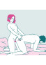 Share Lite - Gode à double extrémité - Rose