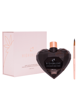 Peinture corporelle végétalienne au chocolat noir - 100 ml