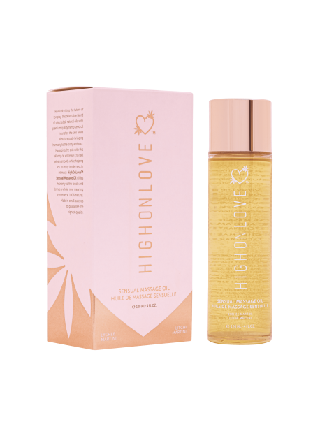 Luxurious massage oil Litchi Martini 120 ml