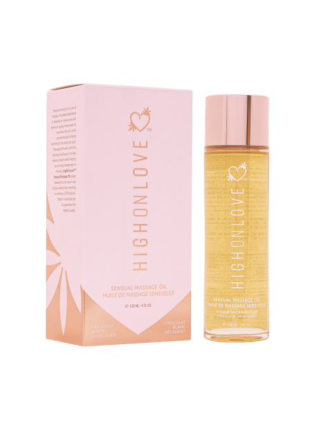 Luxurious massage oil Decadent white chocolate 120 ml