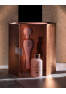 Premium objects of luxury CBD massage oil and virator set