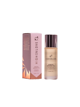 Mini Luxurious massage oil Strawberries and Champagne 30 ml