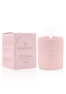 Pink massage candle 220 ml - Strawberries and champagne