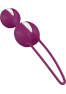 Smartball duo - Kegel balls - white / grape