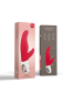Lady bi - Rabbit vibrator - India red