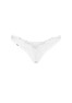 Arrowel crotchless thong white
