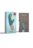 Amorino - Rabbit vibrator - petrol neon yellow