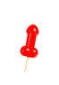 Cherry candy pénis lollipop with spicy warming effect