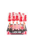 Cherry candy penis lollipop with spicy warming effect display (40 units)