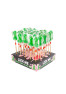 Mint candy penis lollipop with cooling effect display (40 units)