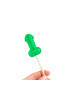 Mint candy penis lollipop with cooling effect display (40 units)
