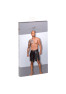 H053 Eco leather men's gladiator skirt with PVC pleats
