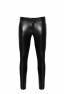 H067 Long pants made of snake wetlook with back pockets