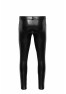 H067 Long pants made of snake wetlook with back pockets