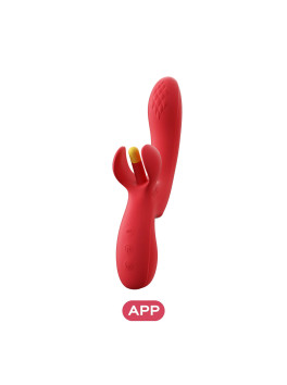 FORTEXA - Vibromasseur à doigt oscillant pour le citoris et le point G avec contrôle via une application 