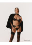 Aurorium Black garter belt 