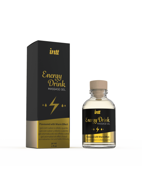 Massage gel energy drink - Kissable gel