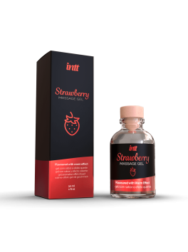 Massage gel strawberry - Kissable gel