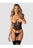 Euphori cupless corset - Black