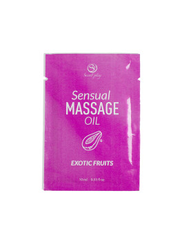 Exotic fruits massage oil sachet - 10 ml