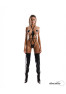 Keira Lise crotchless Teddy Black